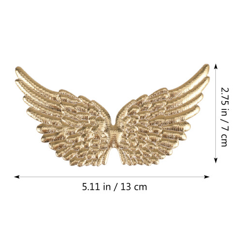 12 Stuks Gouden Mini Engelenvleugel Accessoire 2