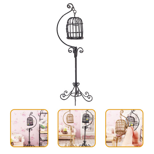 Mini Vogelkooi Model Decoratief Accessoire Voor Mini Huis 2