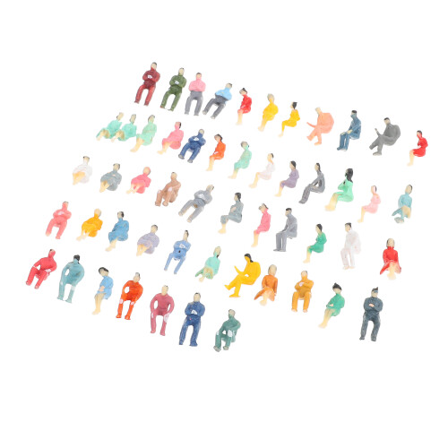 100 Stks Mini Menselijke Modellen Van Plastic Voor Landschapsarchitectuur 1