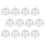 12 Stuks Mini Cake Plate Met Poppenhuis Display Stand 1