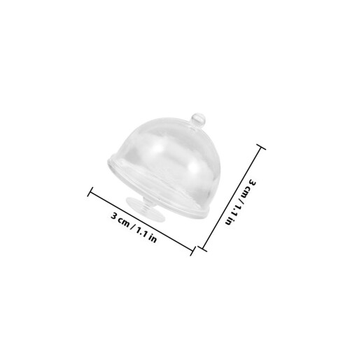 12 Stuks Mini Cake Plate Met Poppenhuis Display Stand 1