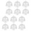 12 Stuks Mini Cake Plate Met Poppenhuis Display Stand 11