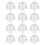 12 Stuks Mini Cake Plate Met Poppenhuis Display Stand 8