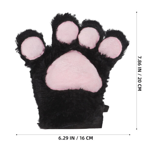 1 Paar Handschoenen Dier Poot Winter 1