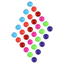 25 Kleurrijke Plastic Ballen 5,5 Cm Voor Kinderen Speelplek Zwembad