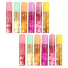 12St Transparenter Fruit Lipgloss Feuchtigkeitsspendender Lippenstift