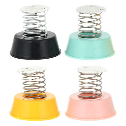 4 Stuks Schuddend Hoofd Pop Veer Basis Premium 2