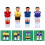 8 Stuks Desktop Voetbal Figuur Speelgoed Versiering 8