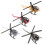 4Stück Kinder Metallhubschrauber Flugzeugmodell 8