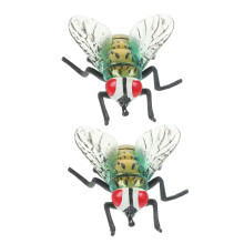 2 Stuks Valse Vlieg Kunststof Insecten Grap Speelgoed Voor Kinderen