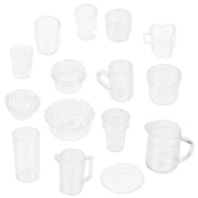 15 Stuks Poppenhuis Miniature Keukengerei 1:12 Decoratie Accessoire