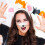 1 Set Voor Halloween Met Oren, Stropdas En 4
