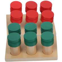 1 Set Montessori Geruchflaschen Holz Sinnesspielzeug Für Kinder