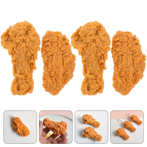4 Stuks Fake Food Model Gesimuleerde Kippendij 2