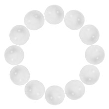 25Stk Runde Kunststoffkapseln Leere Gumballkugeln Für Automaten Party