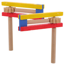 2Stück Holz Kastagnetten Mit Langem Griff Für Kinder