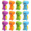48Pcs Mini Dinosaur Erasers for Kids Assorted Colors Durable Rubber 1