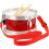 1 Set Performance Snaredrums Mit Drumsticks Für 6