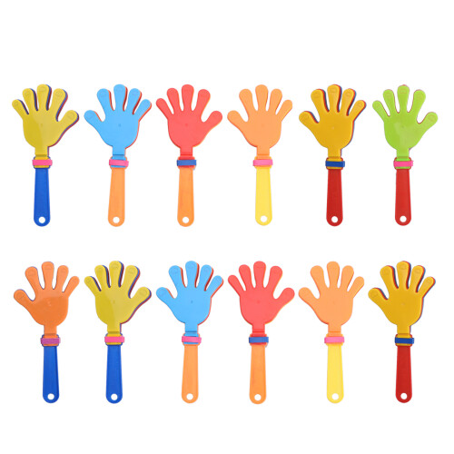 12 Stuks Plastic Handclappers Geluidmakers Voor Kinderen