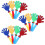 12 Stuks Plastic Handclappers Geluidmakers Voor Kinderen 4