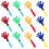 12 Stuks Plastic Handclappers Geluidmakers Voor Kinderen 7