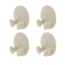 4 Klebehaken Oval, Multifunktionshalter Für Schlüssel &