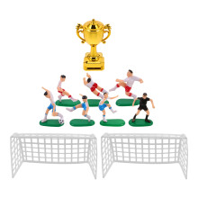 Set Miniature Mini Voetbaldoel Voor Poppenhuis Decoratie