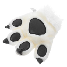 1 Stuk Simulatie Palm Handschoenspeelgoed Witte Tijger