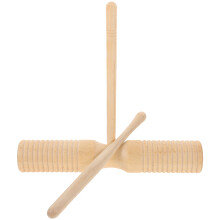 1 Set Holz Guiro Instrument Mit Schlägel Für Anfänger