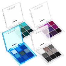 4 Stuks Oogschaduwpalet Gedekte Make-up Palette Voor Vrouwen
