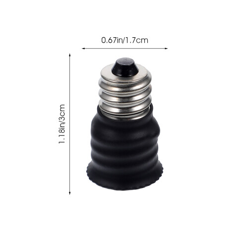 15St. Birnenadapter E12 Zu E14 Für Kronleuchter 1