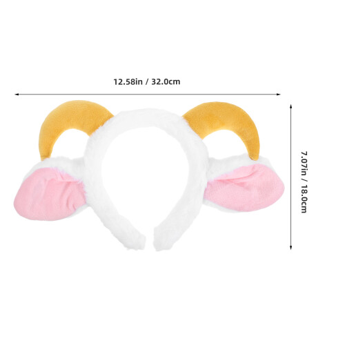 Goat Ears Headband Per Halloween Carnevale 1