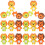 24Stk Multifunktionsradiergummis Mini Für 4
