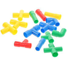 1 Set Kunststoff Wasserbausteine Kinder Lernspielzeug Farben