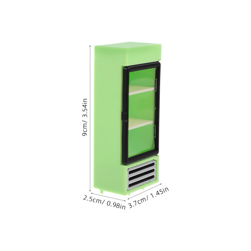 Doll House Koelkast Model Fridge Prop Decoratieve Mini Koelkast 1