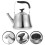 1Pc Whistle Teakettle Stainless Steel With Filter Screen 5