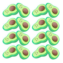 18 Teile Avocado Radiergummis Für Kinder, Grün, Zufälliger Stil