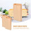 100Stk Cupcake Haltebeutel Muffin Backbare Hähnchen Papier 11