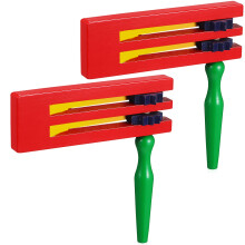 2 . Holz Ratsche Doppellagig, Rotierend Für Kinder