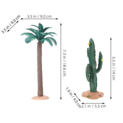 1 Set Micro Landschap Modellen Realistische Mini Plant Decor 1