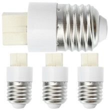 4Stück E27 Zu G9 Lampensockel Adapter
