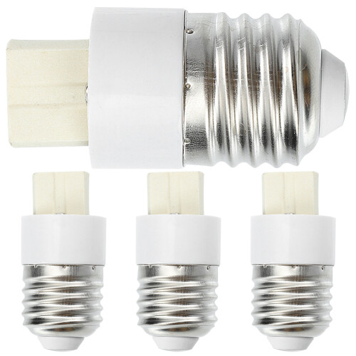4Stück E27 Zu G9 Lampensockel Adapter