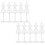 10 Stuks Popkleding Mannequin Jurk Display Staander Model 3