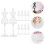 10 Stuks Popkleding Mannequin Jurk Display Staander Model 2