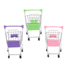 3 Mini Winkelwagentje Voor Kinderen IJzer Opbergwagen Met Electrolyse