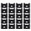 100St Kabelbinder Halter Satteltyp Clips Organizer 1