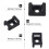100St Kabelbinder Halter Satteltyp Clips Organizer 7