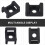 100St Kabelbinder Halter Satteltyp Clips Organizer 6