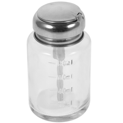 Nagellackentferner Flasche Mit Pumpe Tragbarer Leerer Spender