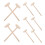 10St Mini Holzhammer Für Bausteine 8